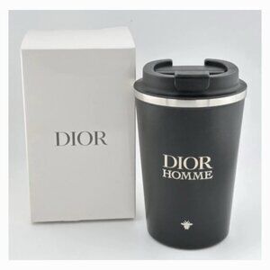 DIOR HOMME STAINLESS STEEL TRAVEL MUG